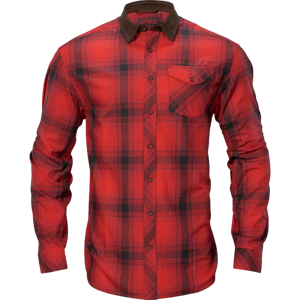Härkila Driven Hunt flannel skjorte - Red/Black